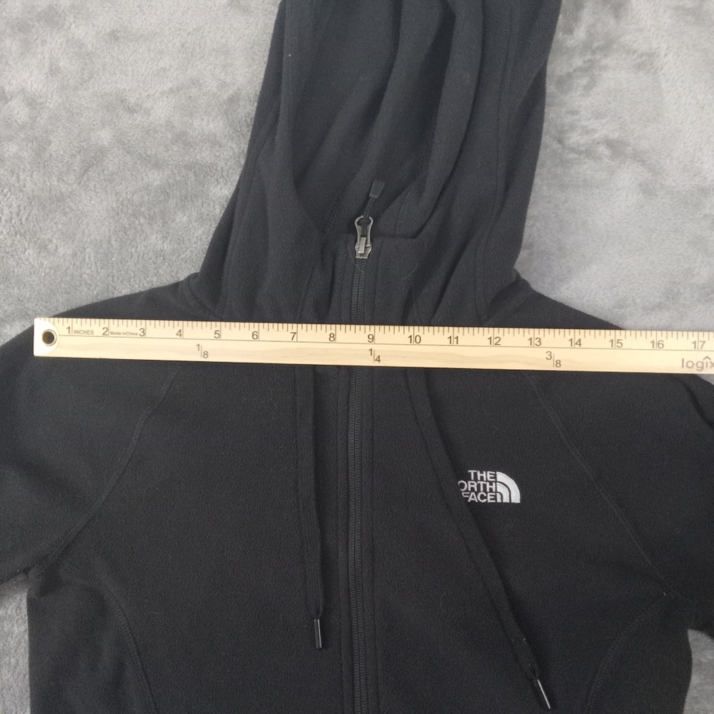 The North Face Women's Black Full Zip Feence Hoodie Size Small - Picture 7 of 13